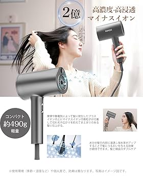 【新品】TOPZEE ヘアドライヤー 速乾イオンドライヤー Amazon | ドライヤー 【大風量＆美髪】TOPZEE 速乾 ヘア